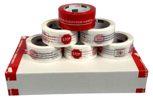 Tasma Pakowa 48*100m "Ostrożnie nie rzucać"
