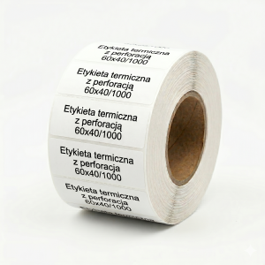 Etykieta termiczna z perforacja 60x40/1000